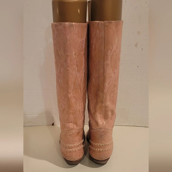 EL VAQUERO ITALIAN LEATHER PULL-ON BOOTS (sz 7) - Picture 4 of 6